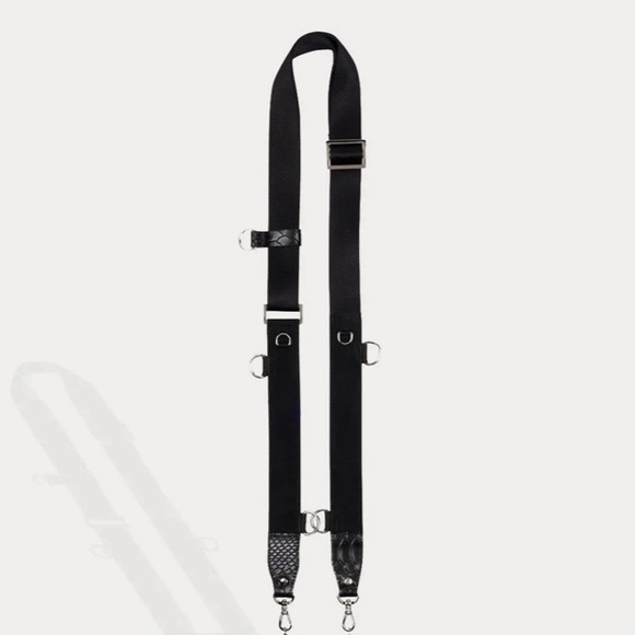NWT Bandolier Fiona Strap, Black Silver - Picture 7 of 8